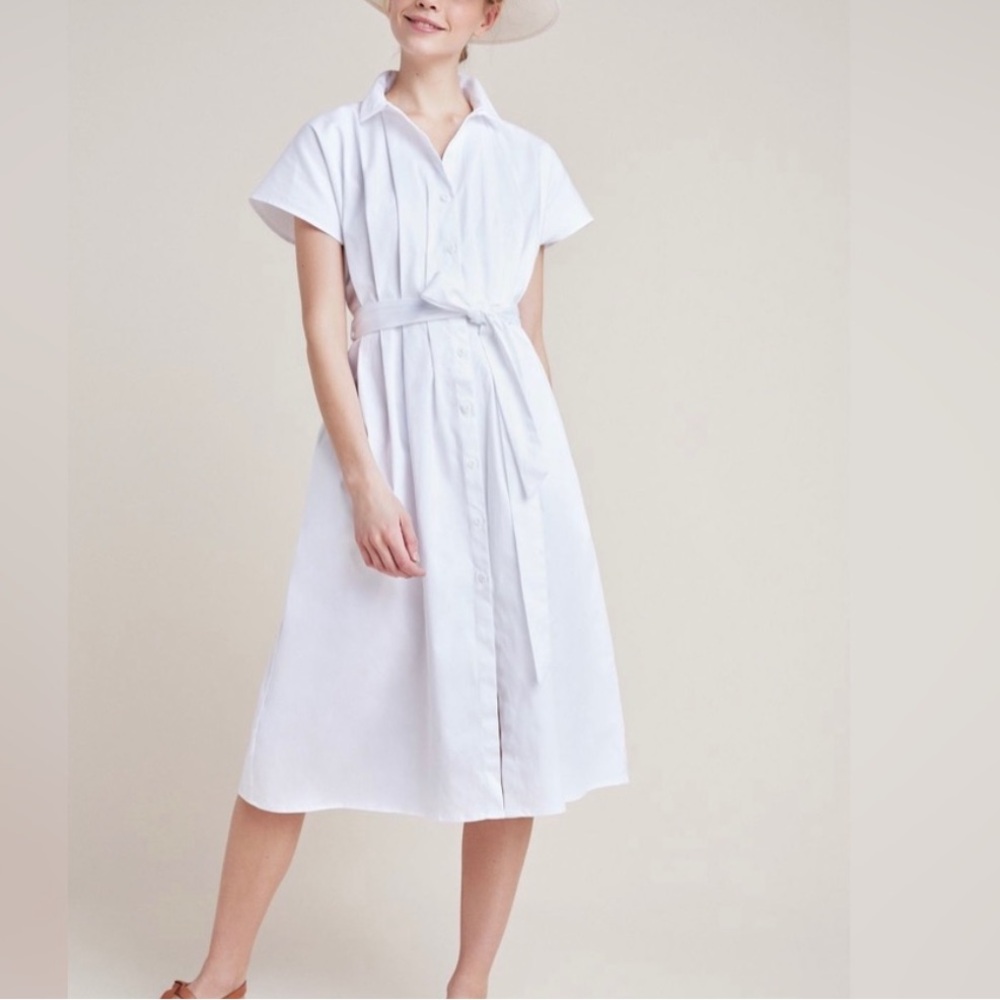 Corey Lynn Calter Carla Pleated Shirtdress {Anthropologie}